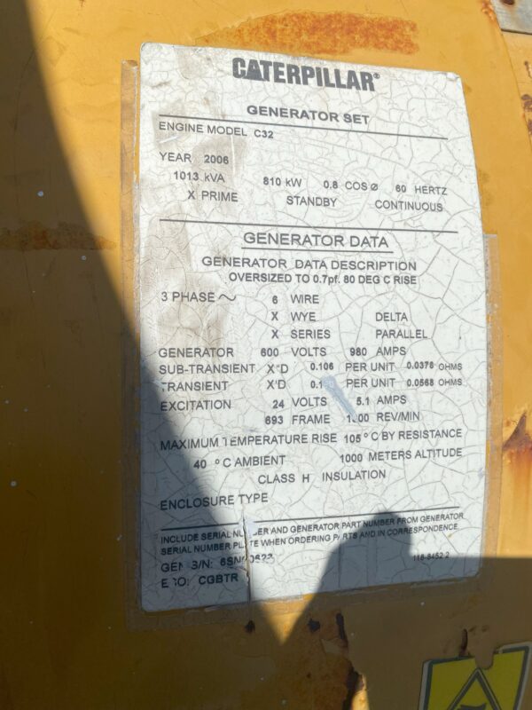 CAT C32 Generator Set (3)
