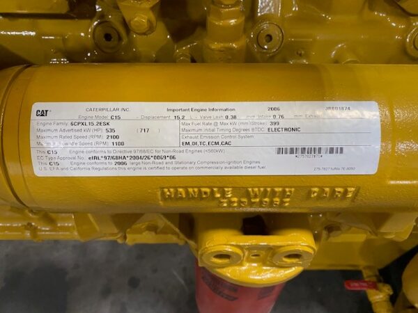 Rebuilt CAT C15 Power Unit (3)