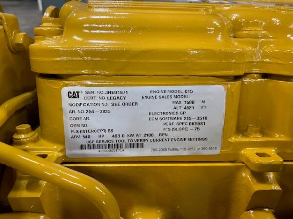 Rebuilt CAT C15 Power Unit (4)