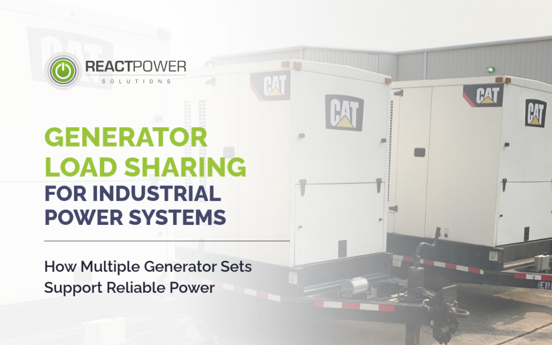 Generator Load Sharing for Industrial Power Systems x