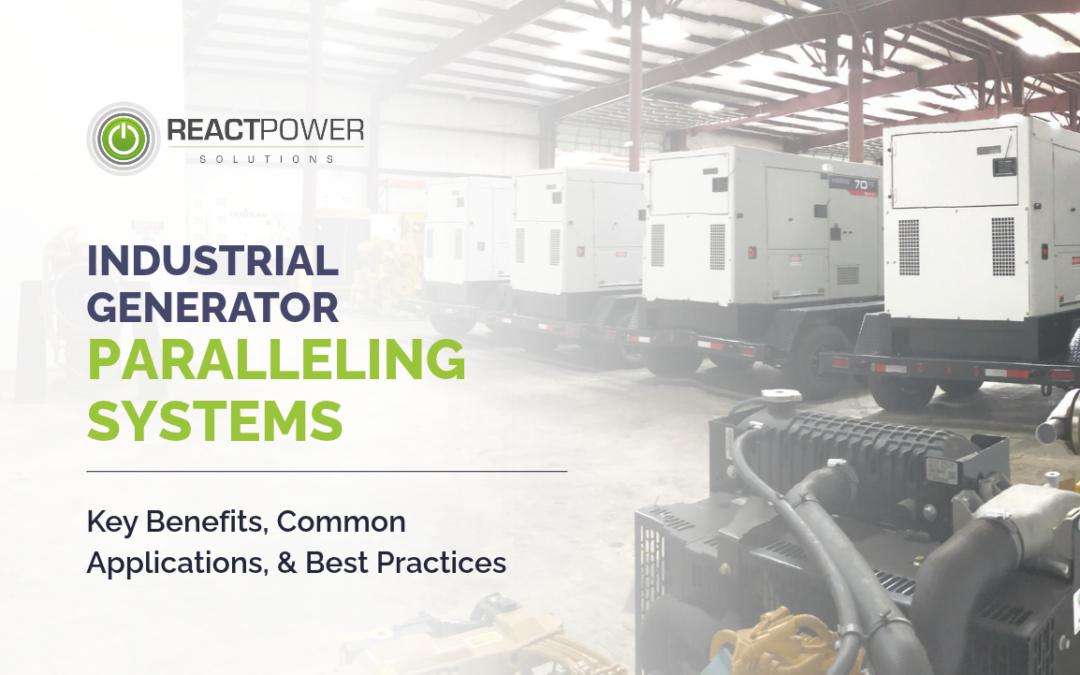 Generator Paralleling Systems  Benefits Applications  x