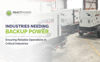 Which Industries Need Backup Power the Most?